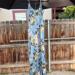 Floral Maxi Dress with Spaghetti Straps